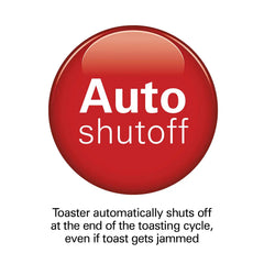 2 Slice Toaster with Extra-Wide Slots, White