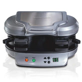 Dual Breakfast Sandwich Maker, Silver