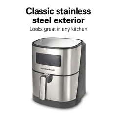 5.8 Quart/5.5 Liter Digital Air Fryer with Nonstick Basket