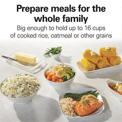 16 Cup Capacity (Cooked) Rice Cooker & Food Steamer