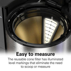 Easy Measure 14 Cup Coffee Maker