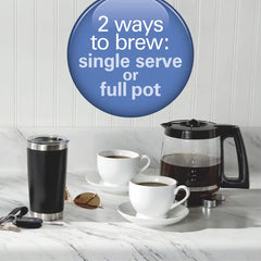 2-Way Programmable Coffee Maker, Black