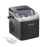 Countertop Bullet Ice Maker with Easy-Carry Handle, Black