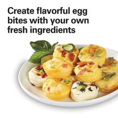 Egg Bites Maker with Hard-Boiled Eggs Insert, Teal