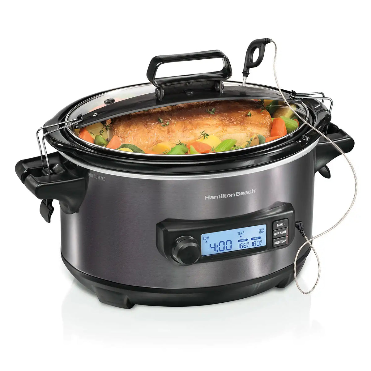 Temp Tracker™ 6 Quart Slow Cooker