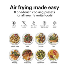 11.6 Qt. / 11 Liter Digital Air Fryer Oven with Rotisserie