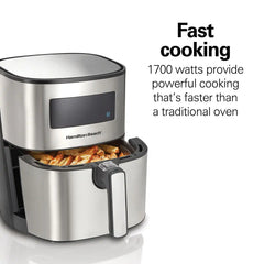 5.8 Quart/5.5 Liter Digital Air Fryer with Nonstick Basket