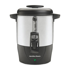 40 Cup Coffee Urn, Black & Stainless