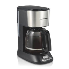 12 Cup Programmable Coffee Maker, Matte Black