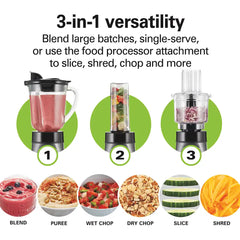 3-in-1 Blender and Food Processor