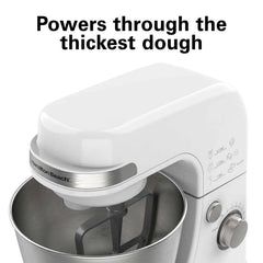 7 Speed Mixer, 4 Quart Capacity, White