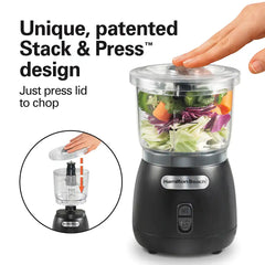 Stack & Press™ 2 Speed Food Chopper